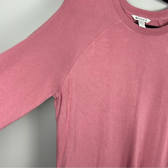 Athleta Mindset Dusty Rose Long Sleeves Sweatshirt Size Medium - Picture 4 of 8
